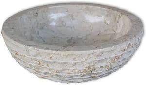Lavabo de mármol redondo