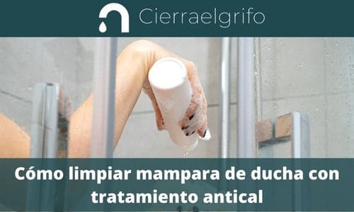 Cómo limpiar mampara de ducha con tratamiento antical